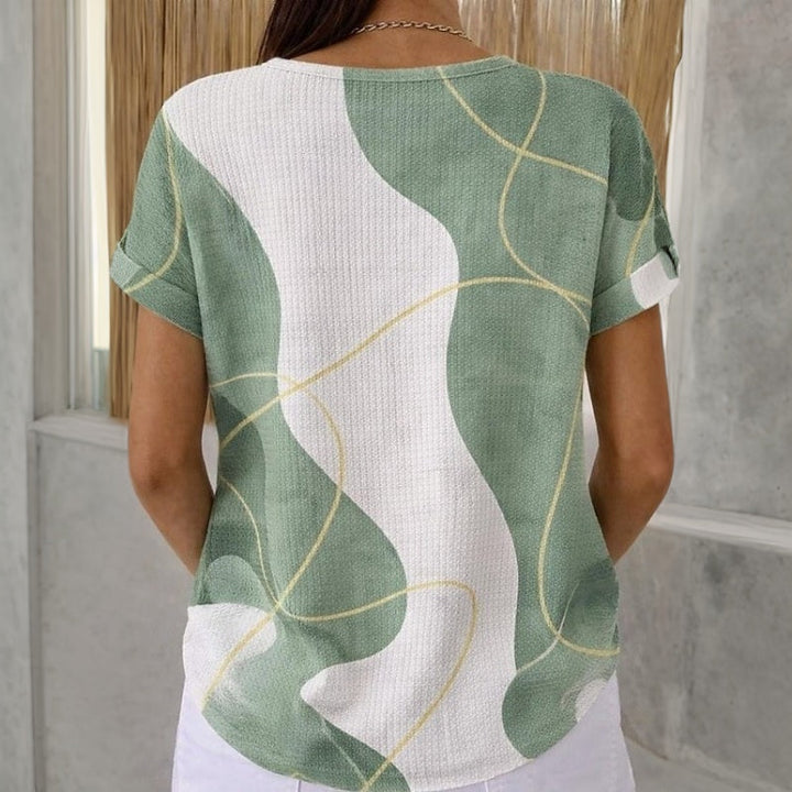 Arielle™ Colorblock Casual Blouse