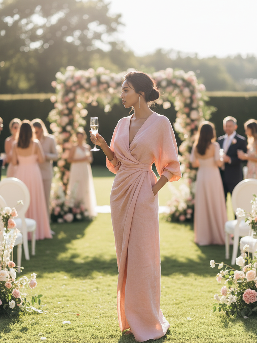 Mirelle™ V-Neck Maxi Dress