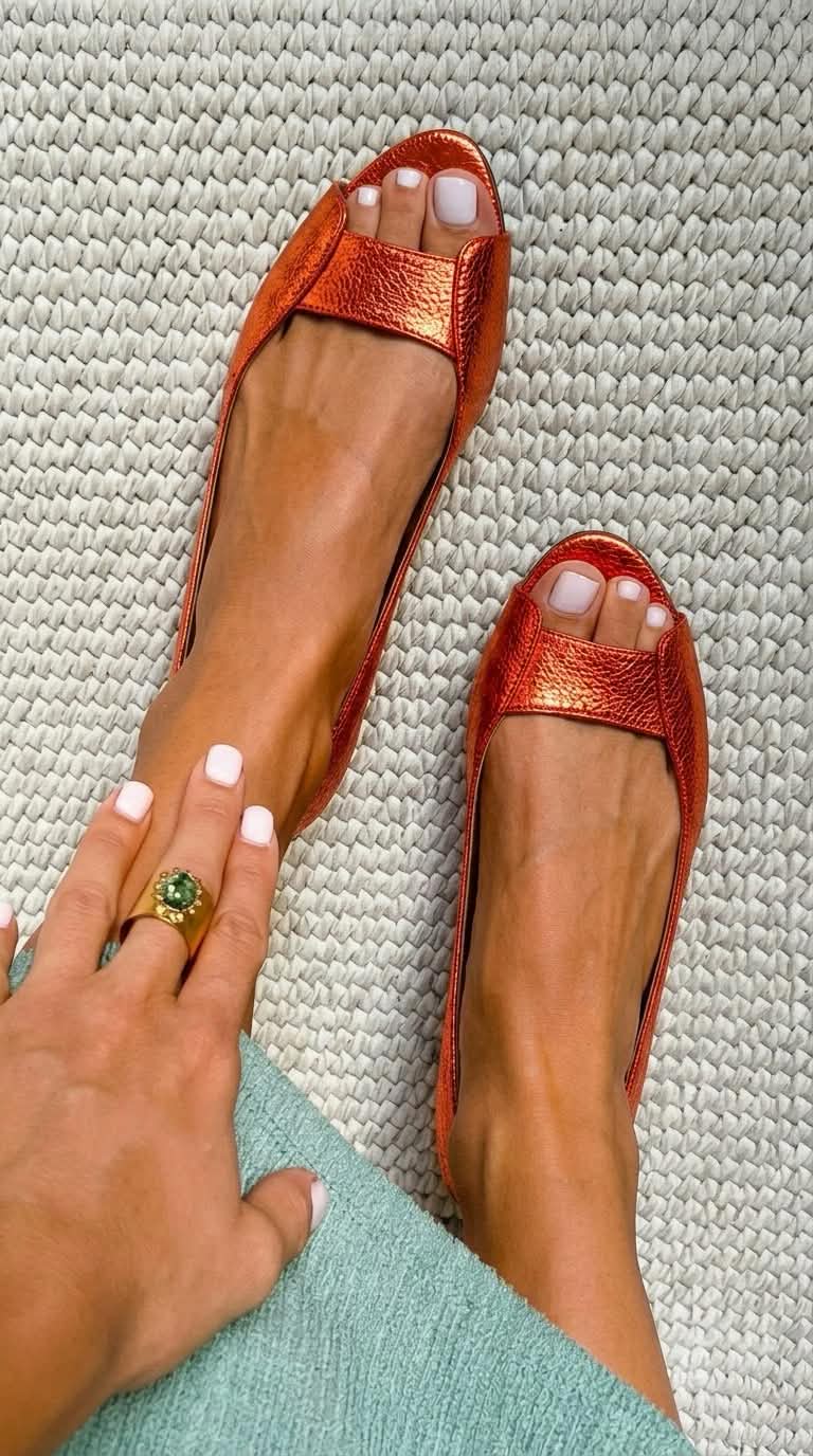 Adelina™ Comfort Golden Sandals