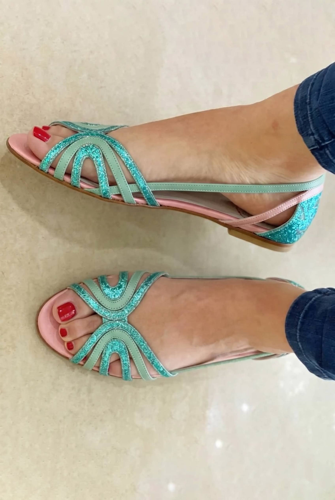Eleonora™ Golden Sandals Summer