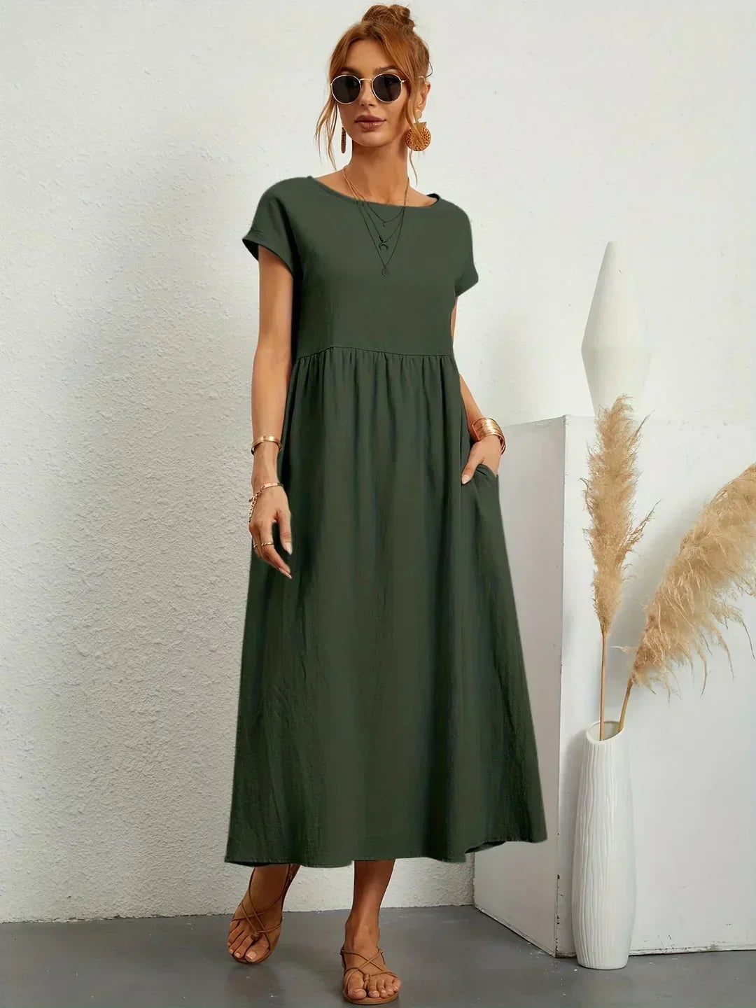 Ursina™ Fluid Midi Dress