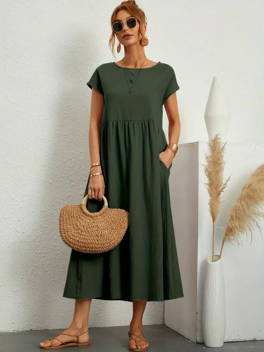 Ursina™ Fluid Midi Dress