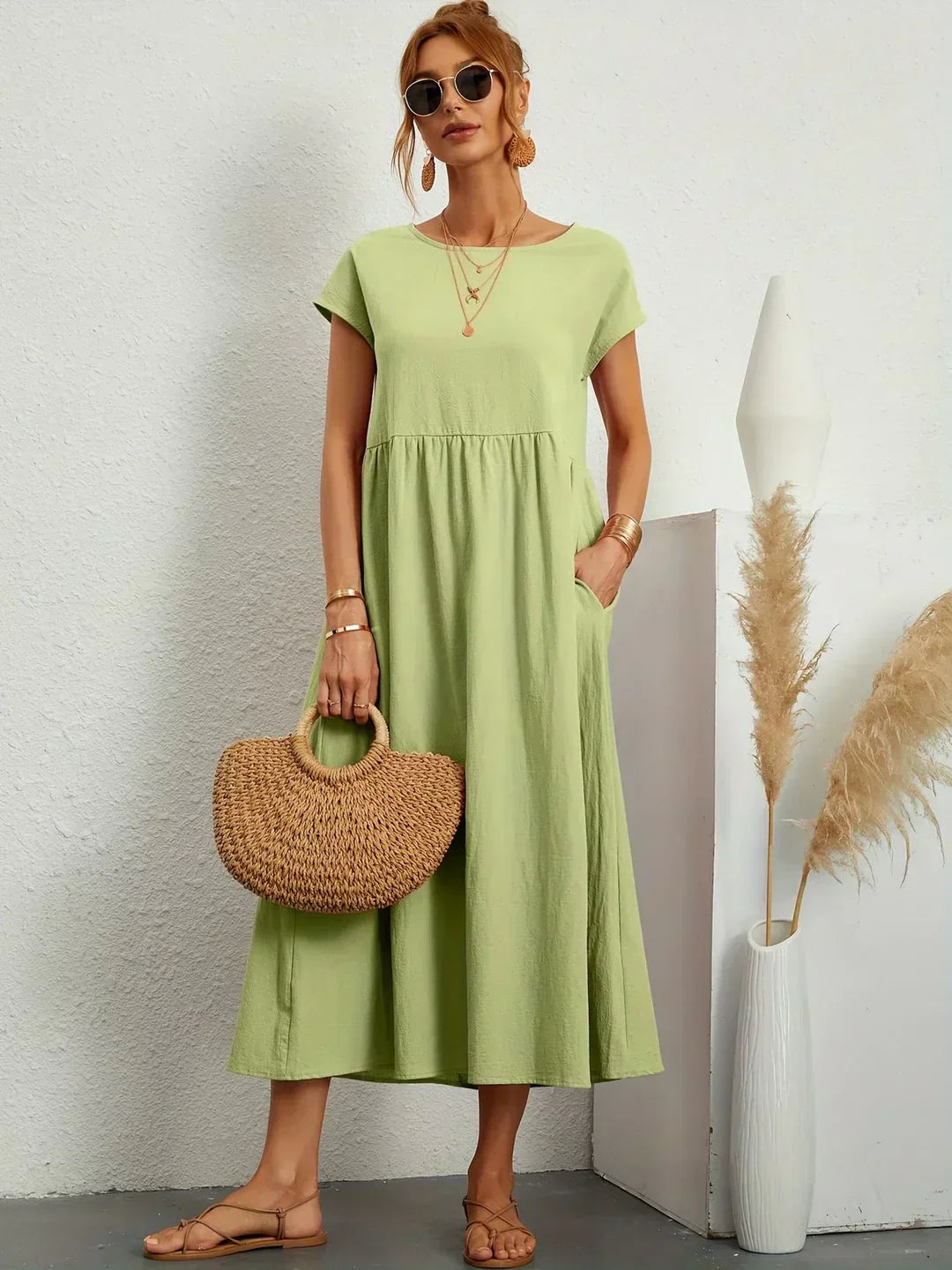 Ursina™ Fluid Midi Dress