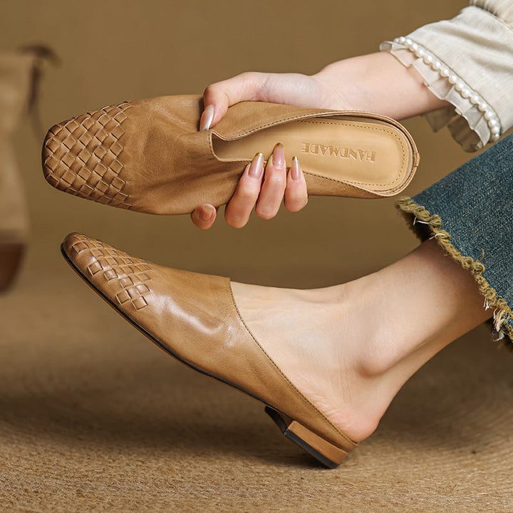VIOLA™ Genuine Leather Mules