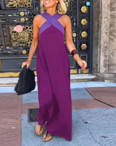 Quirine™ Wrap-Front Maxi Dress