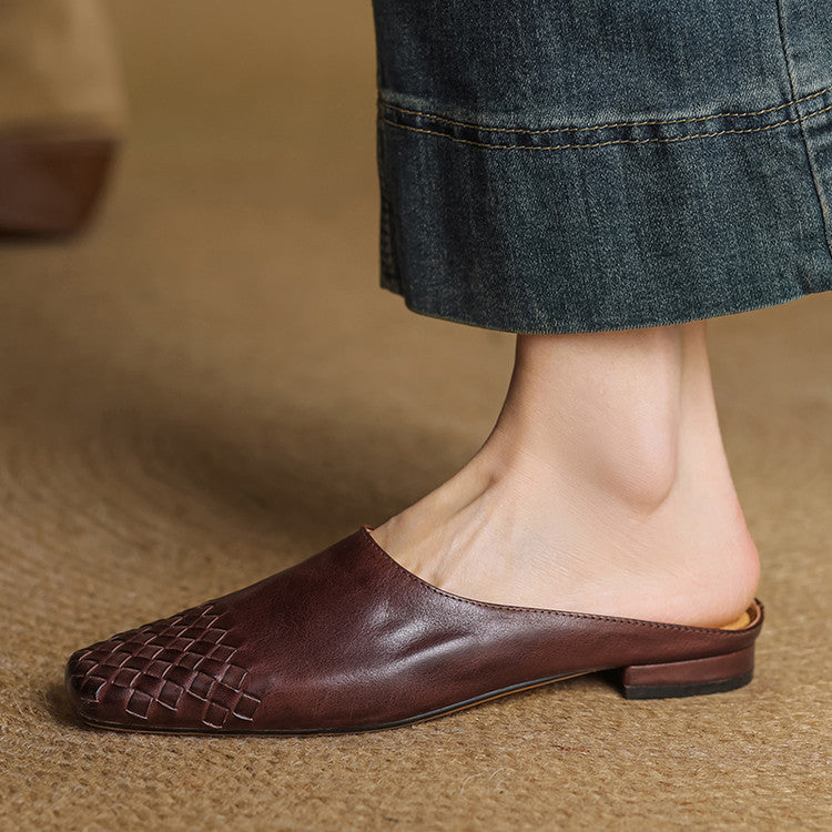 VIOLA™ Genuine Leather Mules