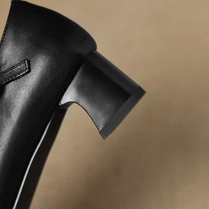 MARVANE™ Leather Kitten Heels