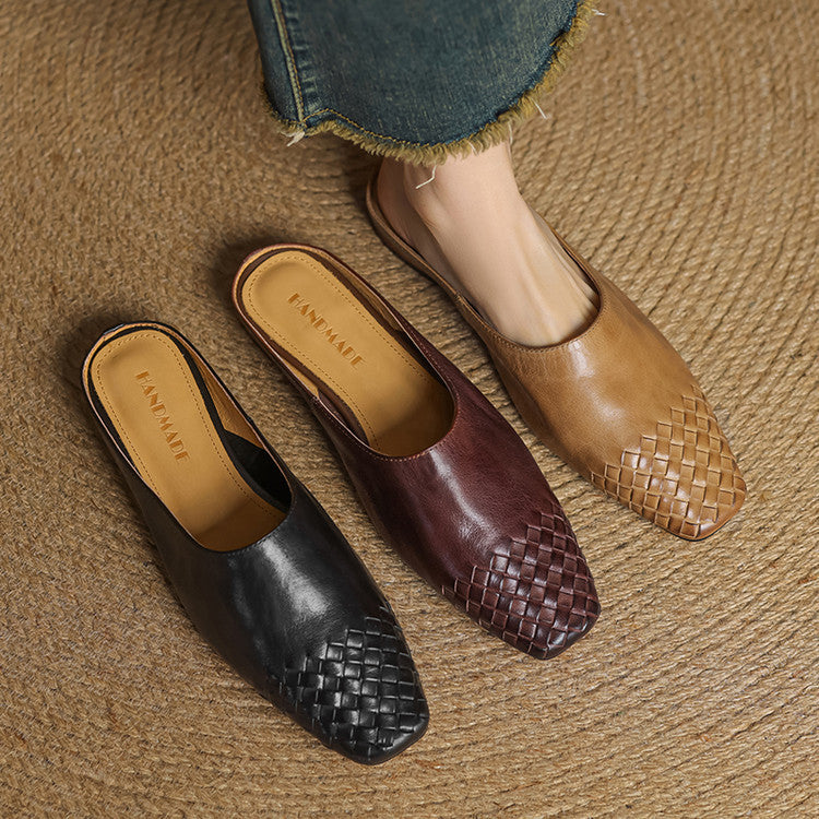 VIOLA™ Genuine Leather Mules