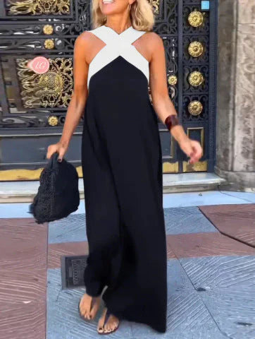Quirine™ Wrap-Front Maxi Dress
