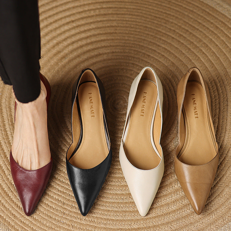 CEYRA™ Leather Kitten Heels