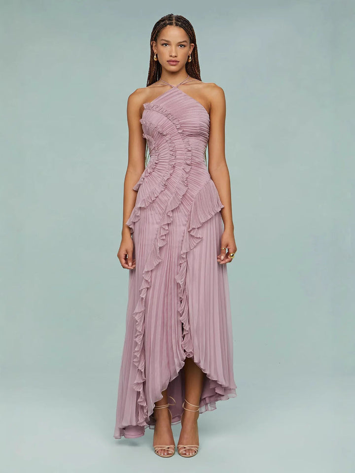 LIYANA™ Spiral Ruffle Dress