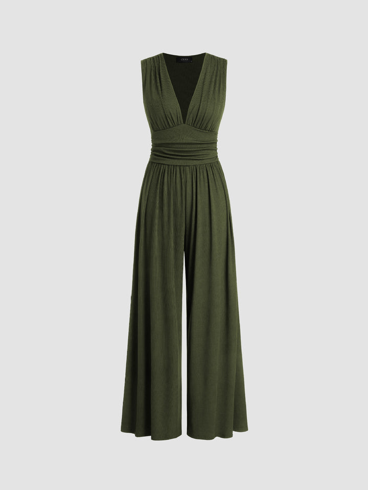 Charity™ Chic Sleeveless Wide-Leg Jumpsuit
