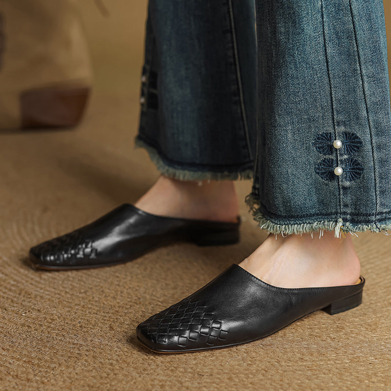 VIOLA™ Genuine Leather Mules