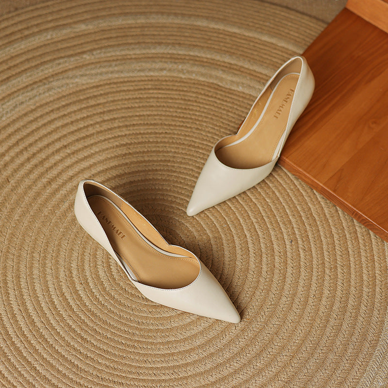 CEYRA™ Leather Kitten Heels
