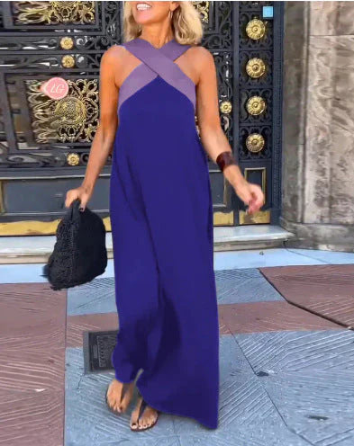 Quirine™ Wrap-Front Maxi Dress