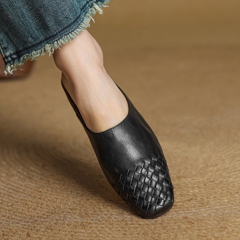VIOLA™ Genuine Leather Mules