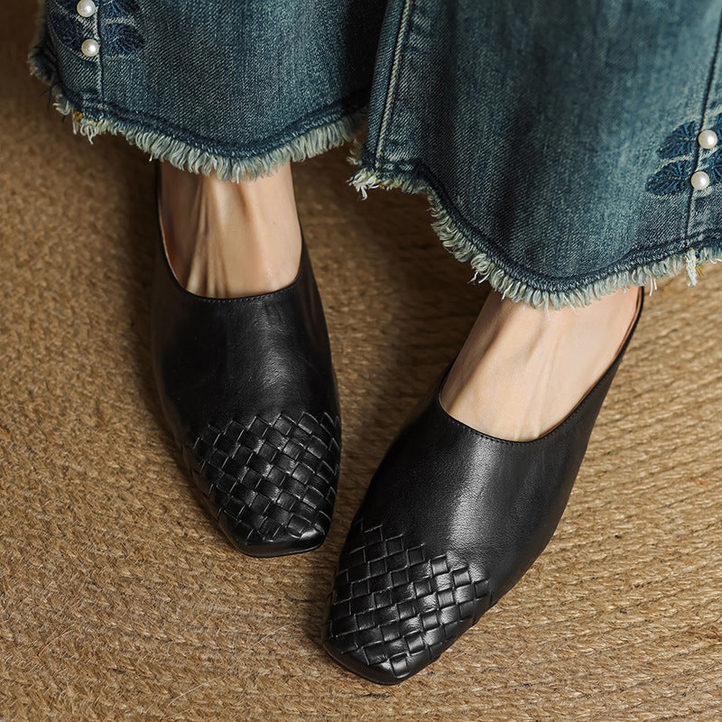 VIOLA™ Genuine Leather Mules