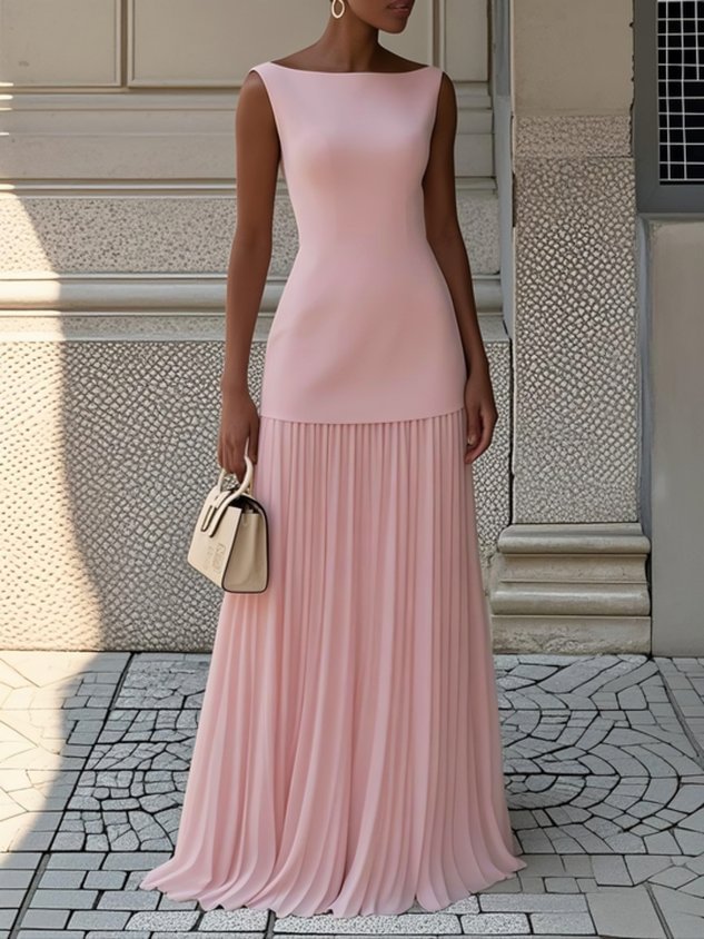 Vivara™ Pleated Maxi Dress
