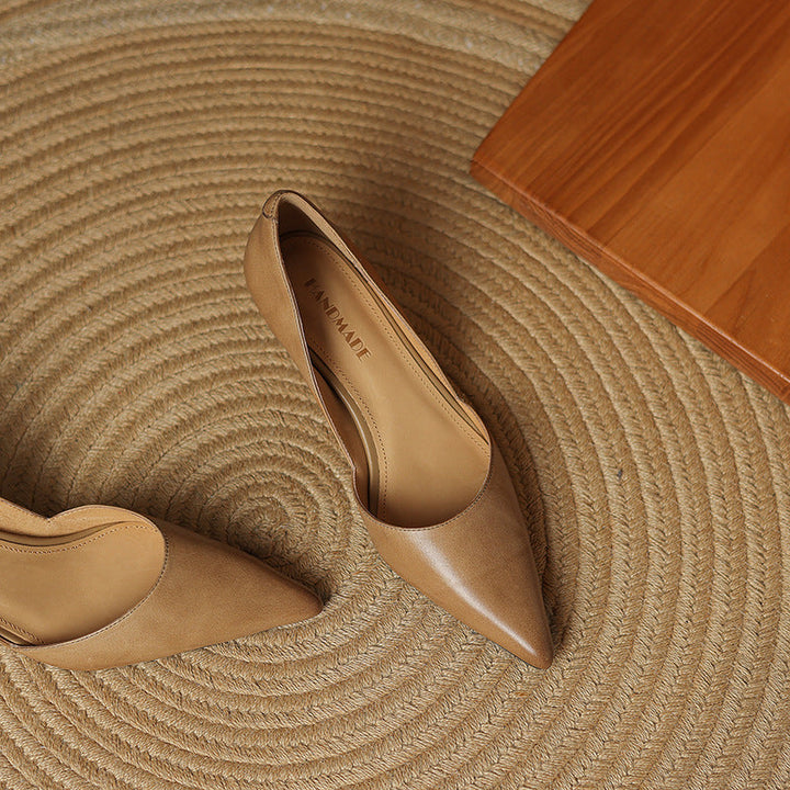CEYRA™ Leather Kitten Heels