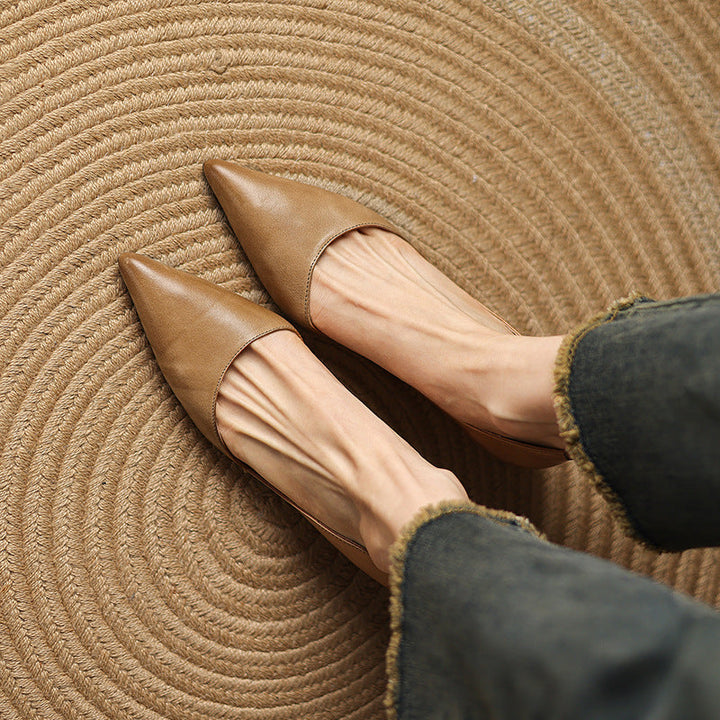 CEYRA™ Leather Kitten Heels