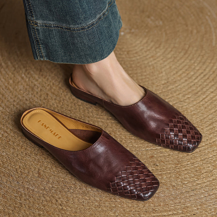 VIOLA™ Genuine Leather Mules