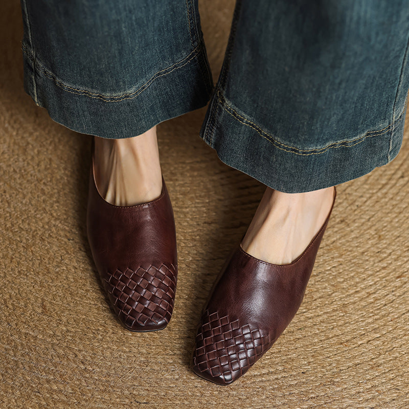 VIOLA™ Genuine Leather Mules