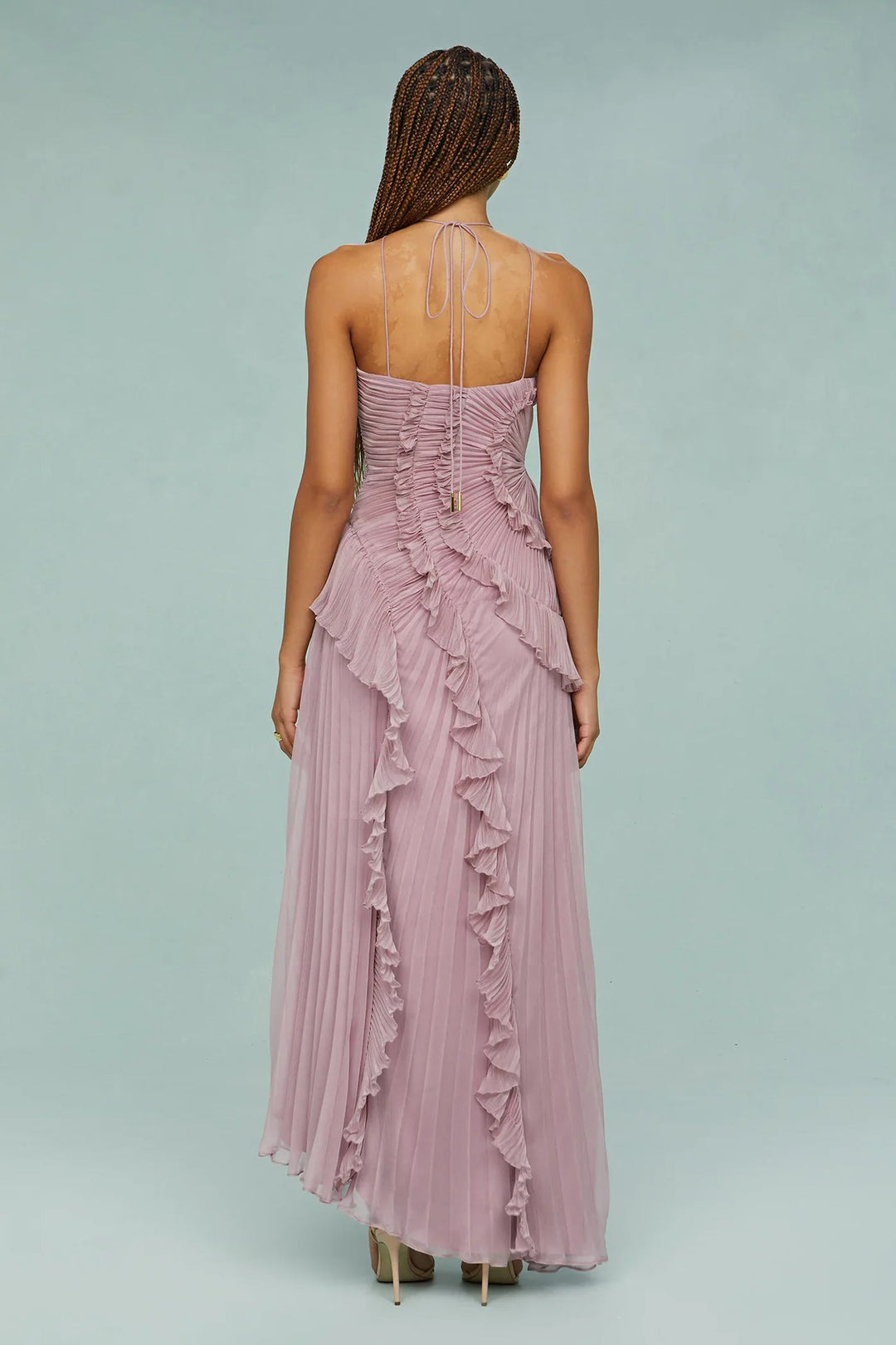 LIYANA™ Spiral Ruffle Dress