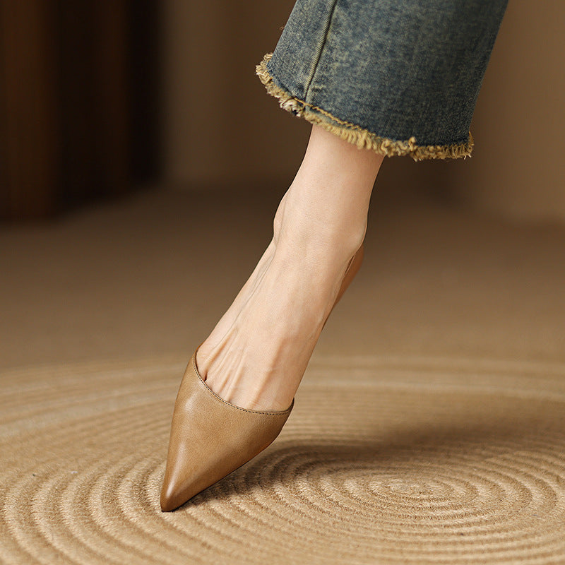 CEYRA™ Leather Kitten Heels