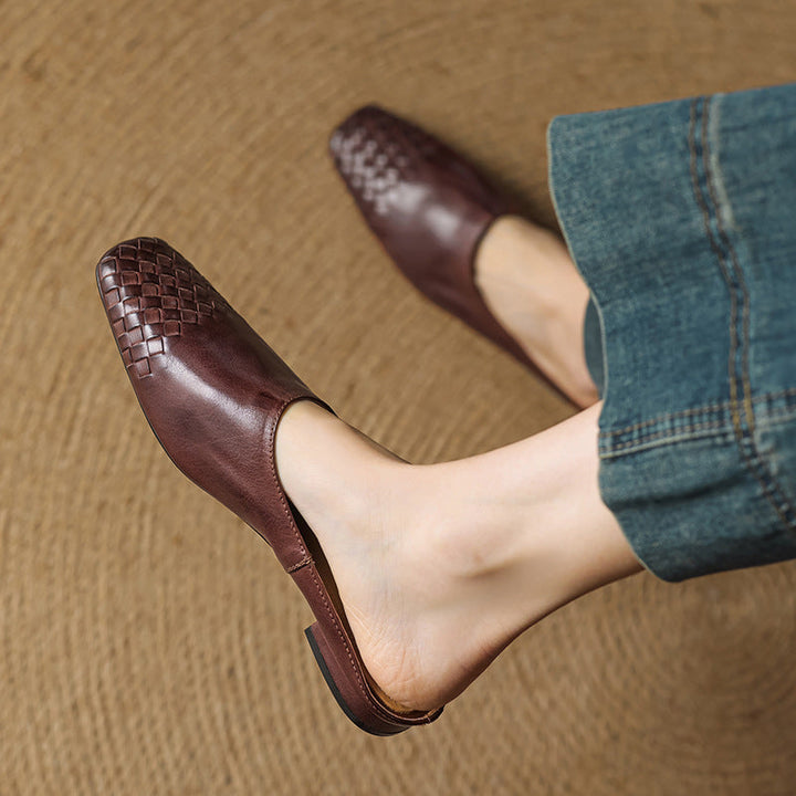 VIOLA™ Genuine Leather Mules