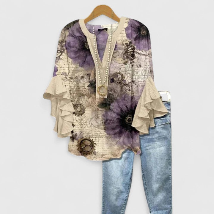 Isabella™ Ruffle Sleeve Blouse
