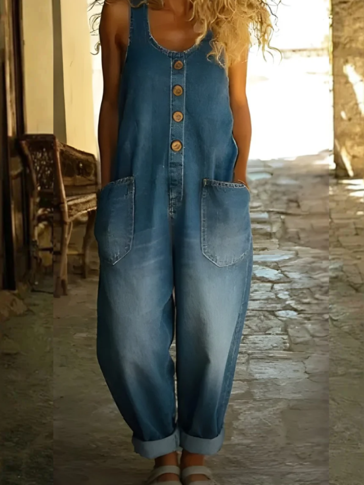 Margaret™ Denim-Look Overall