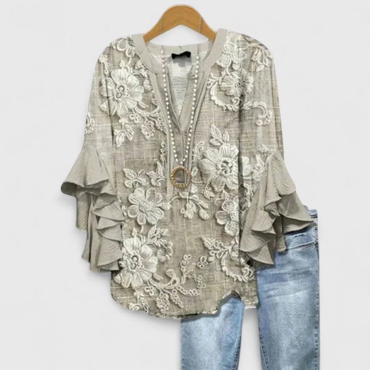 Isabella™ Ruffle Sleeve Blouse