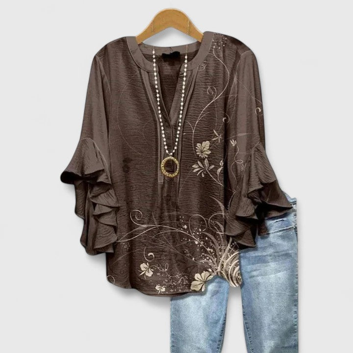 Isabella™ Ruffle Sleeve Blouse