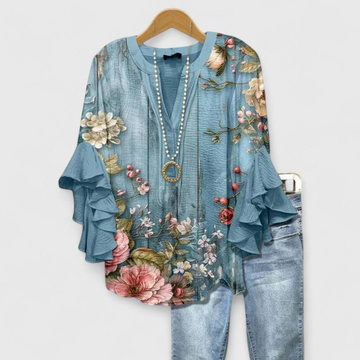 Isabella™ Ruffle Sleeve Blouse