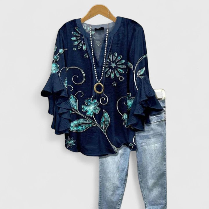 Isabella™ Ruffle Sleeve Blouse