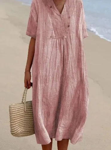Silvana™ Relaxed Textured Maxi Dress