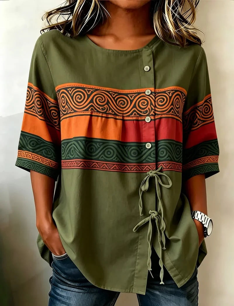 Blair™ Soft Embroided Linen Top
