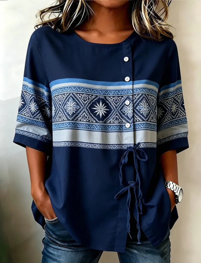 Monroe™ Soft Embroided Linen Top