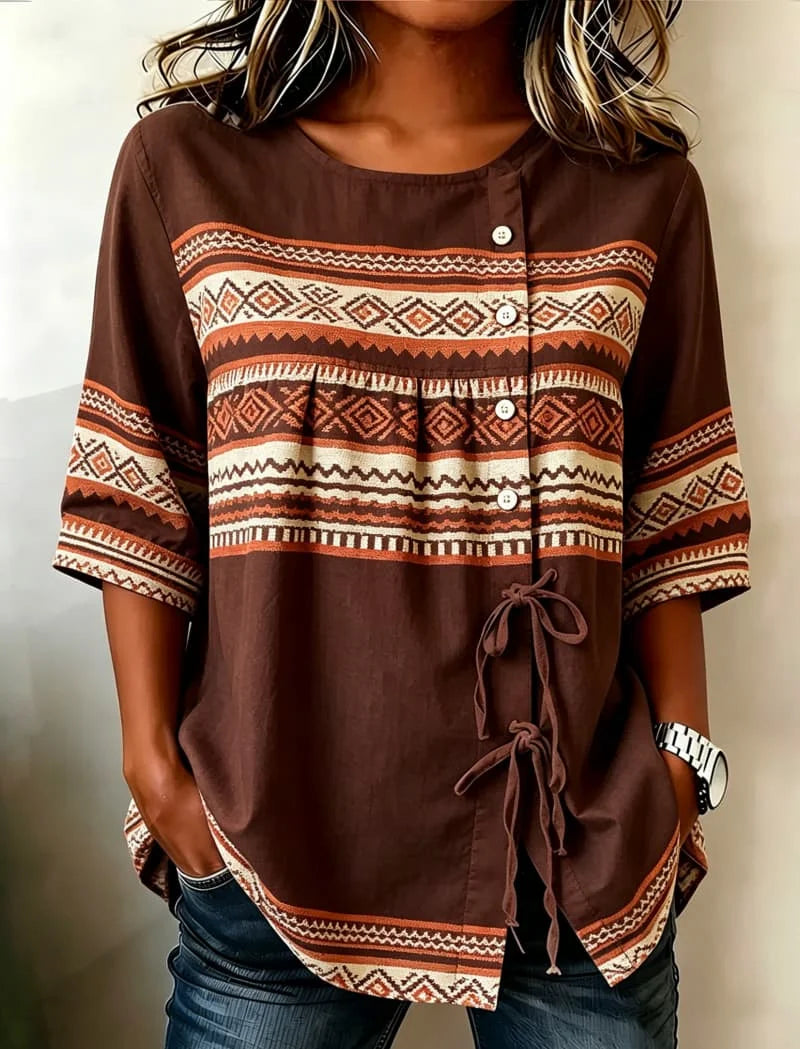 Carter™ Soft Embroided Linen Top