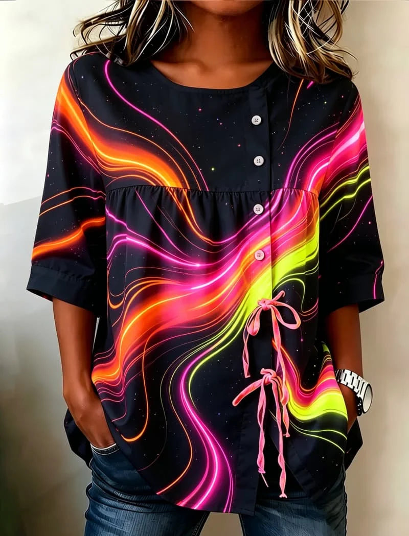Hadley™ Soft Embroided Linen Top