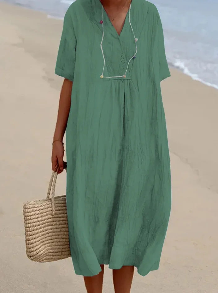 Silvana™ Relaxed Textured Maxi Dress