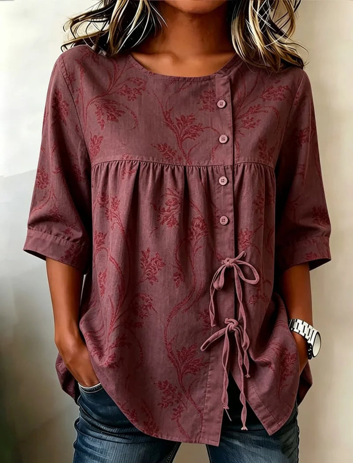 Hadley™ Soft Embroided Linen Top