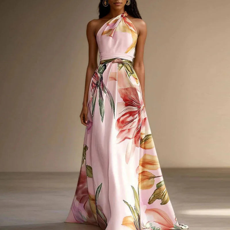 Liora™ Floral Halter Maxi Dress