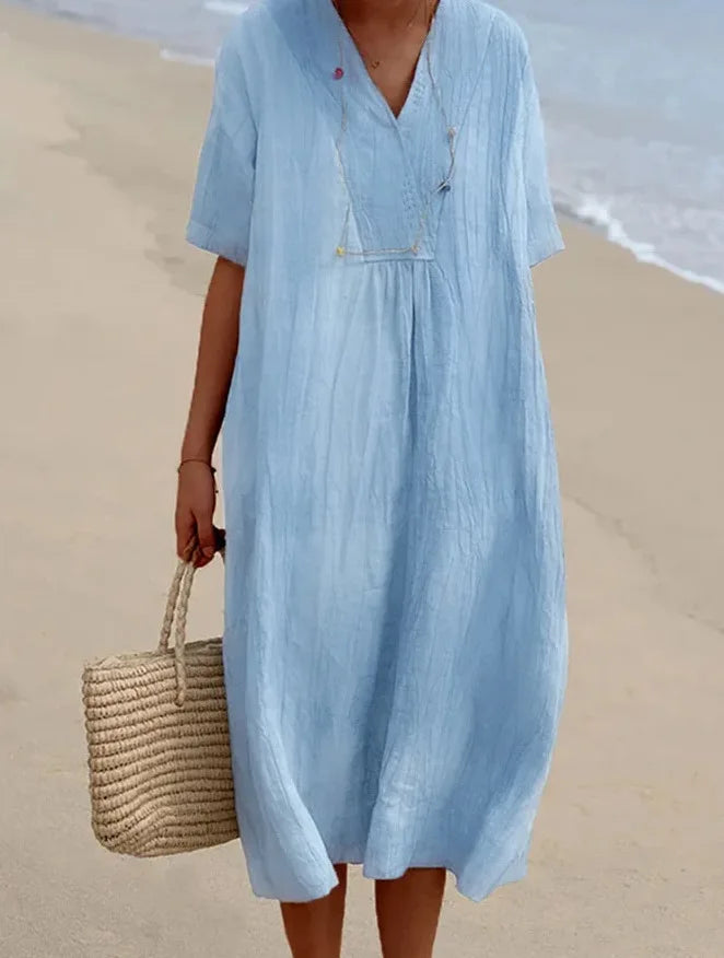 Silvana™ Relaxed Textured Maxi Dress