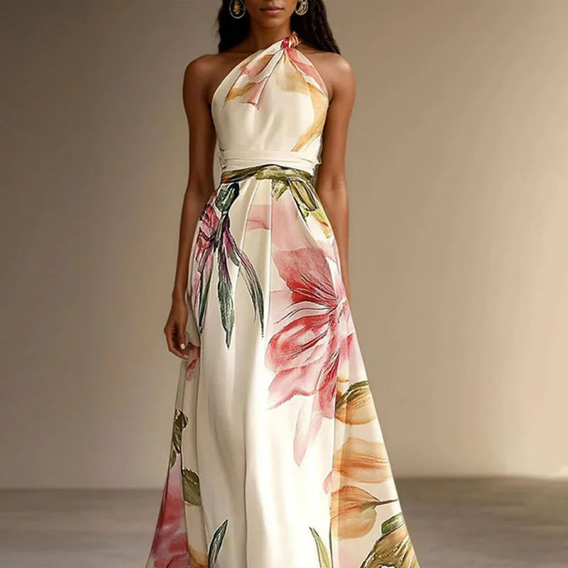 Liora™ Floral Halter Maxi Dress