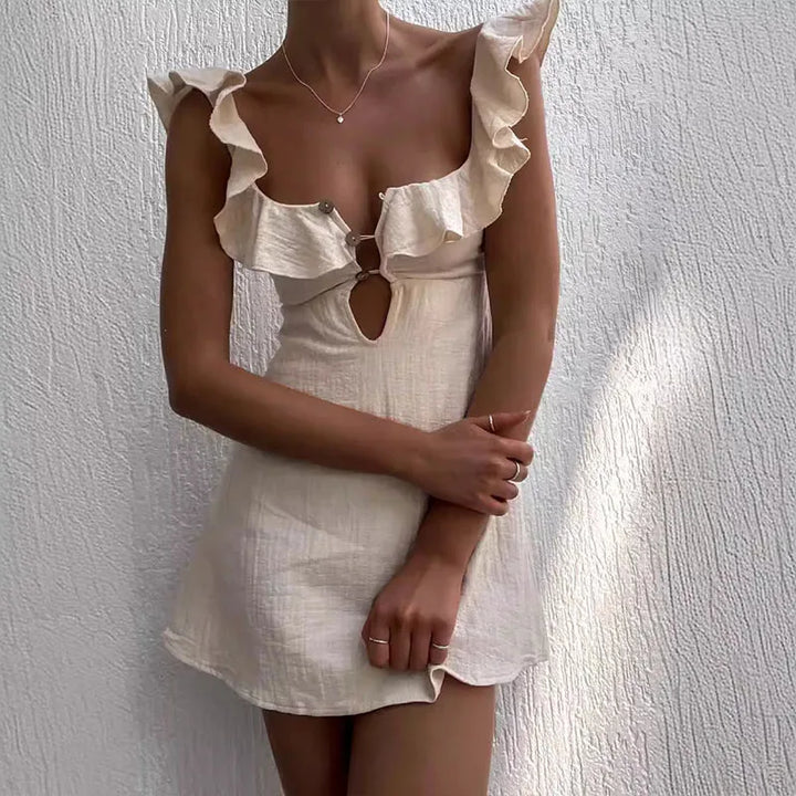 Lunara™ Ruffle Mini Dress