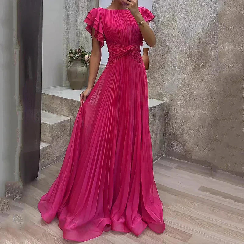 Tilly™ Pleated Evening Dress