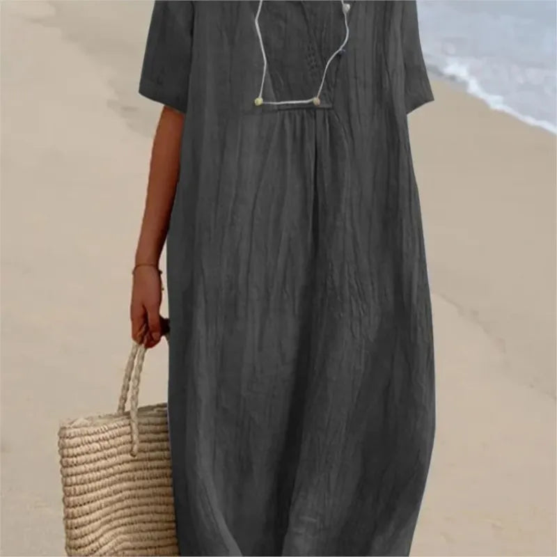 Silvana™ Relaxed Textured Maxi Dress
