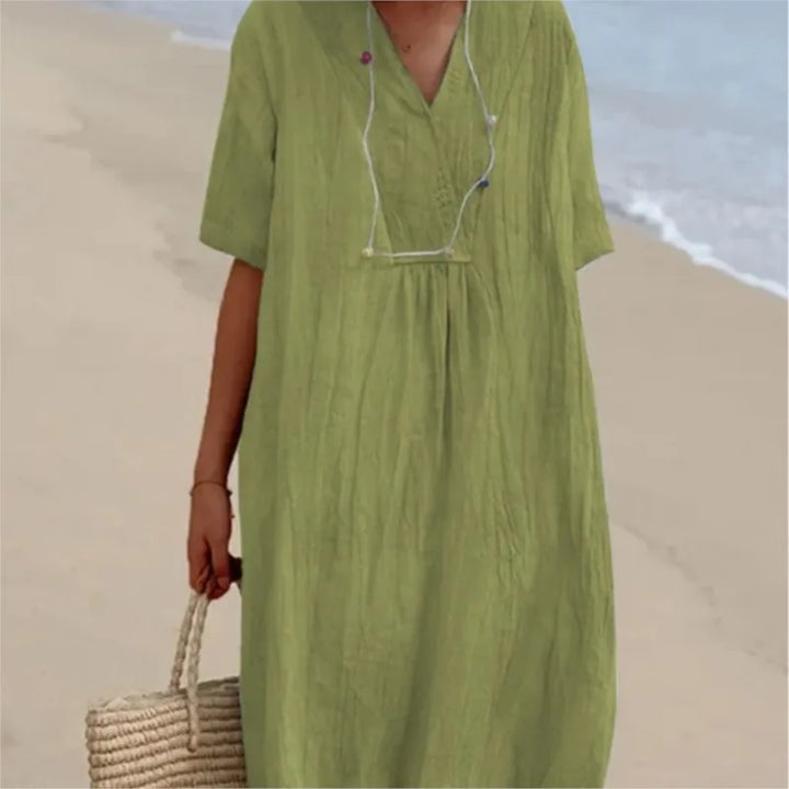 Silvana™ Relaxed Textured Maxi Dress