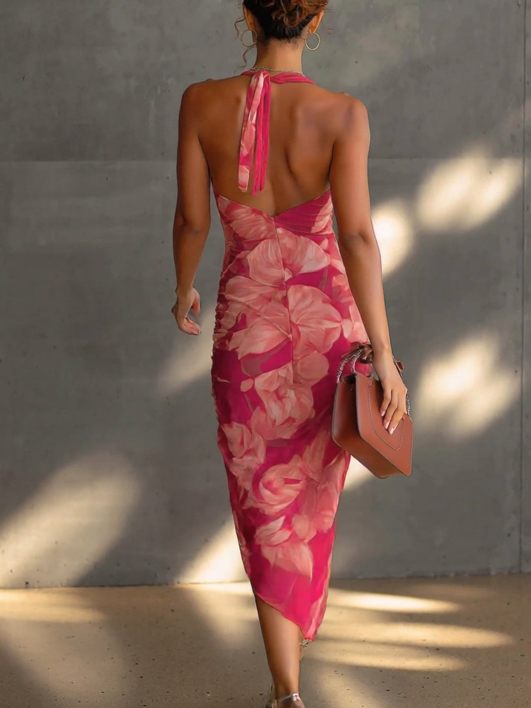 Valencia™ Ruched Floral Dress